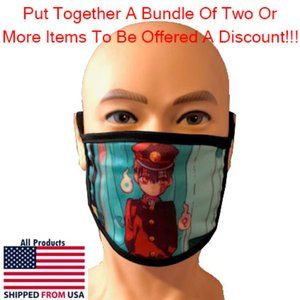Washable Kid's Anime Face Mask #8